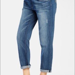 Paige Jimmy Jimmy Maternity Jeans, relaxed fit, “Penelope” wash.